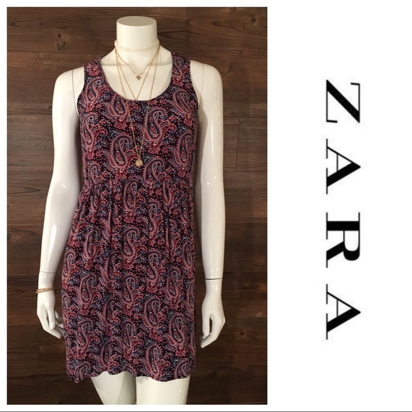 Zara Dresses & Skirts - Zara Paisley Dress